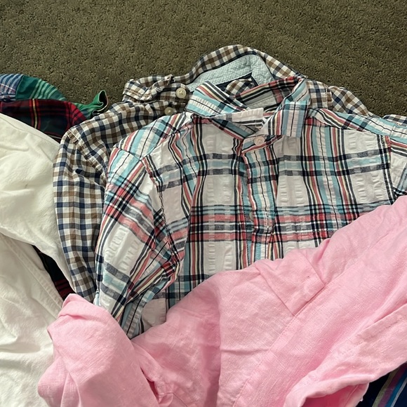 Boys 3/3T Button Down shirts bundle Janie and Jack / Ralph Lauren - Picture 6 of 7